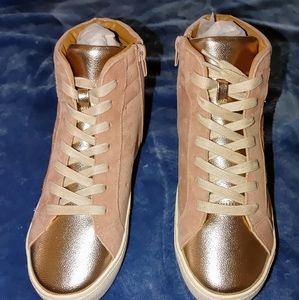 MG Lace-Up Suede High Tops